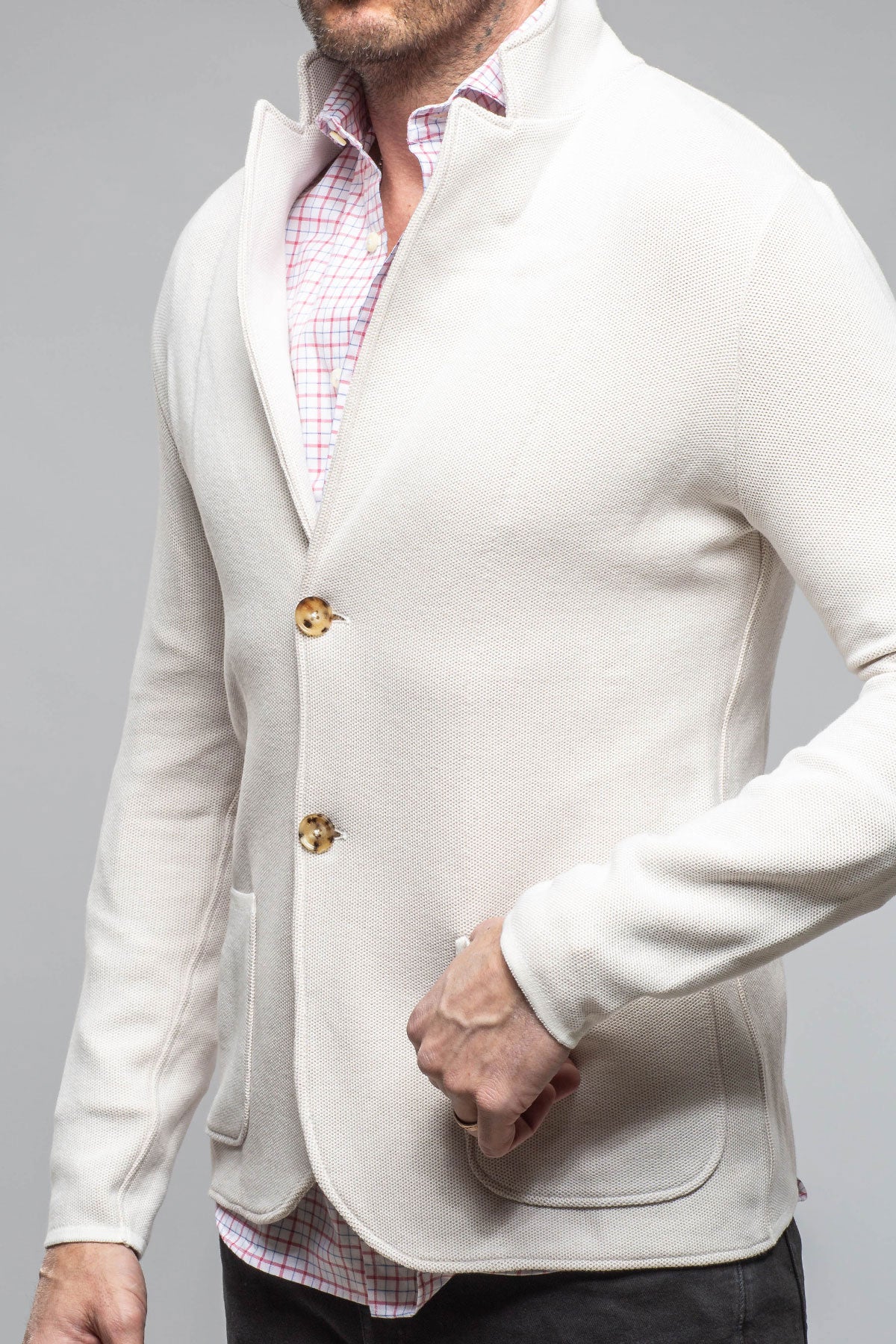 Arette Swacket In Ivory - Image 2