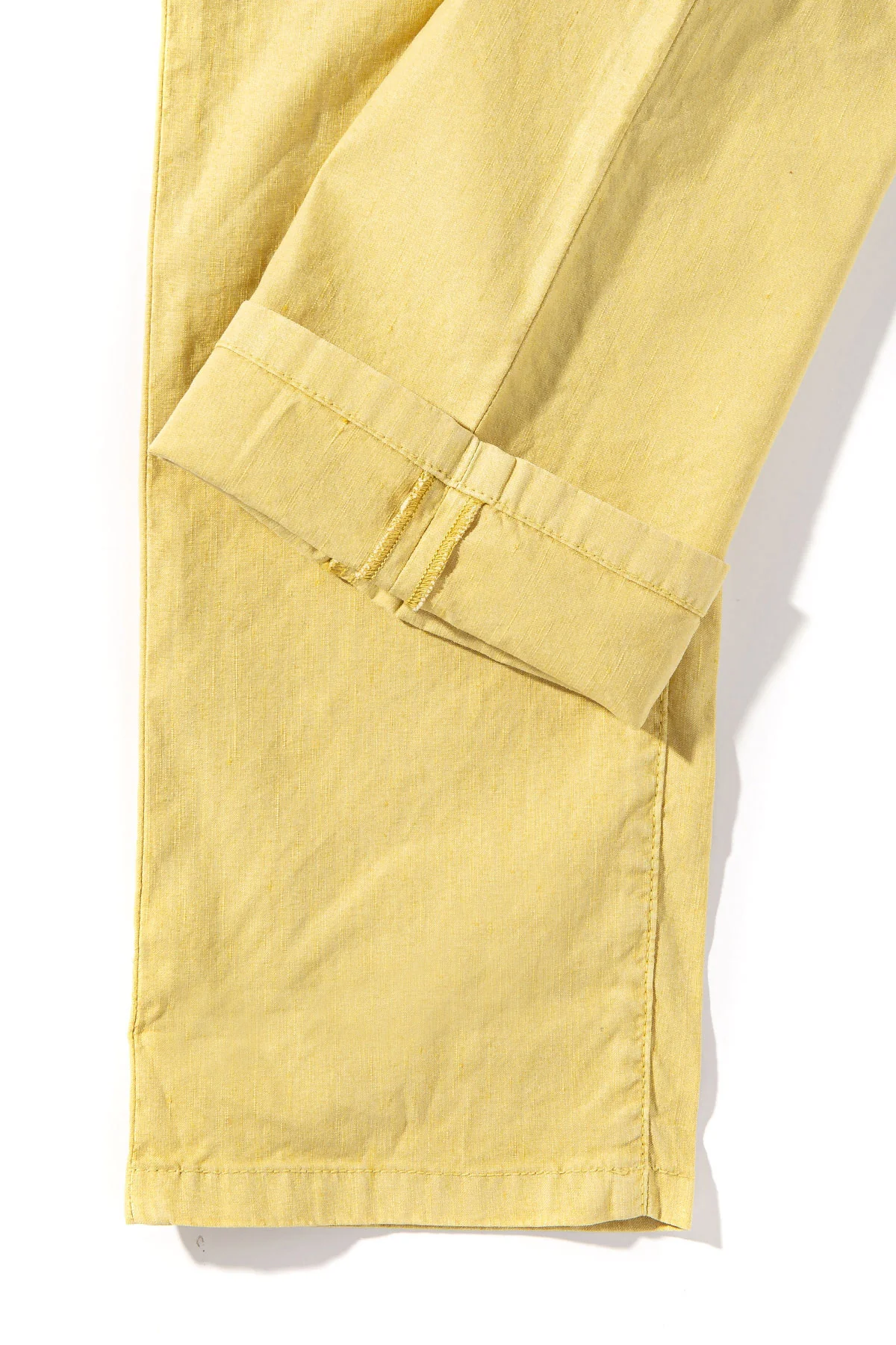 Barbados 5-Pocket Stretch Linen In Acacia - Image 4