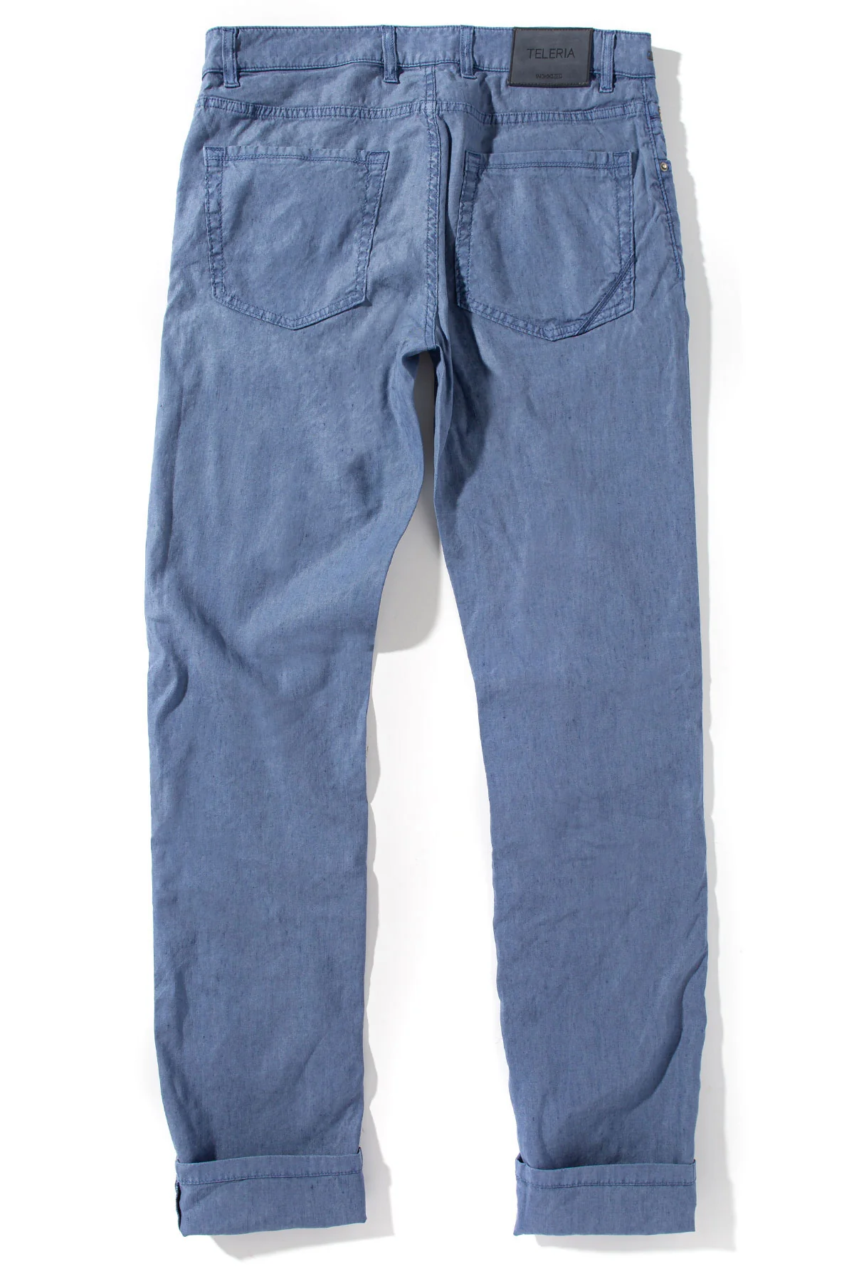Barbados 5-Pocket Stretch Linen In Riviera - Image 2
