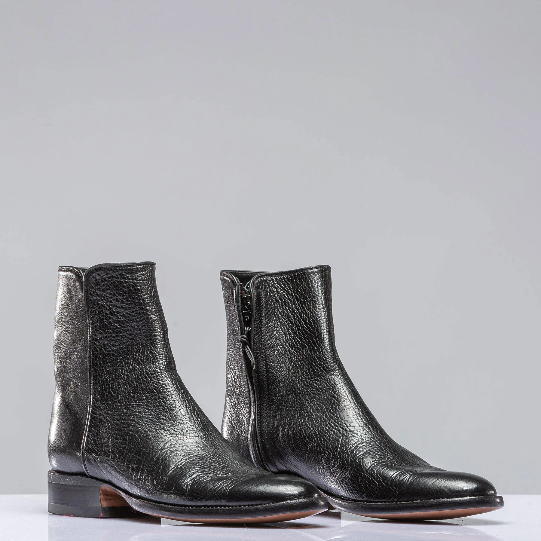 Buffalo Calfskin Shortie In Black - Image 2