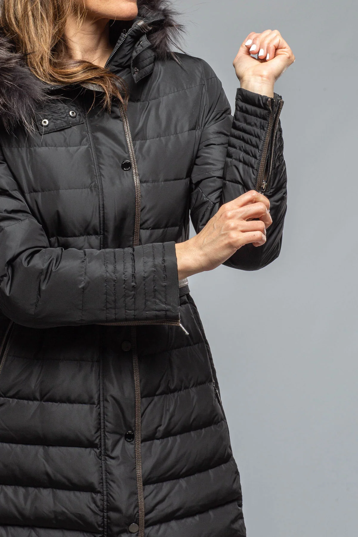 Ceto Resort Coat In Black - Image 4