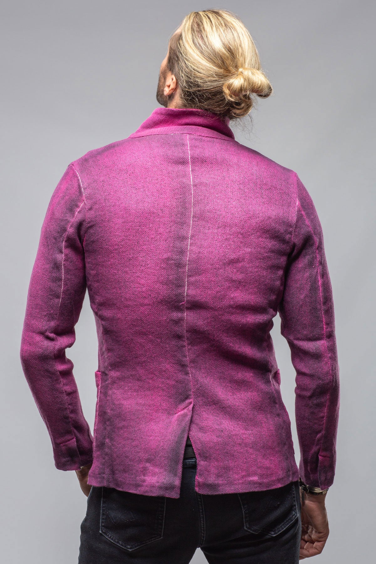 Chaya Painted Sport Coat In Fuschia Pink - Image 5