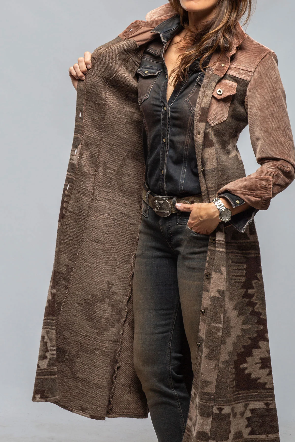 Desperado Western Duster In Cocoa - Image 6