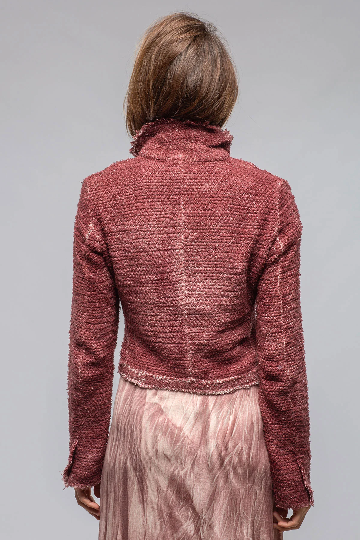 Evola Cropped Jacket In Agate - Image 5