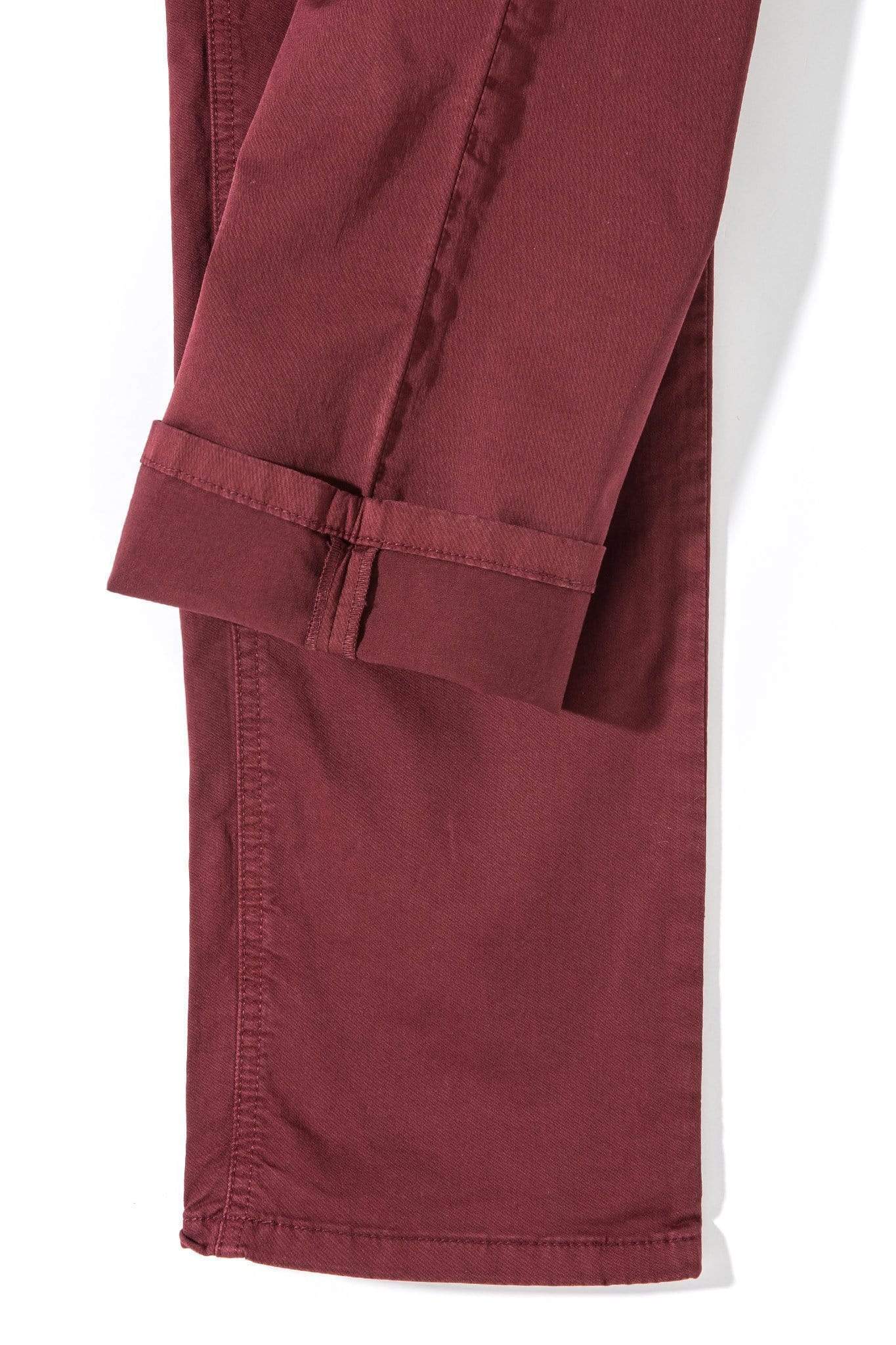 Fowler Ultralight Performance Pant In Bordeaux - Image 4