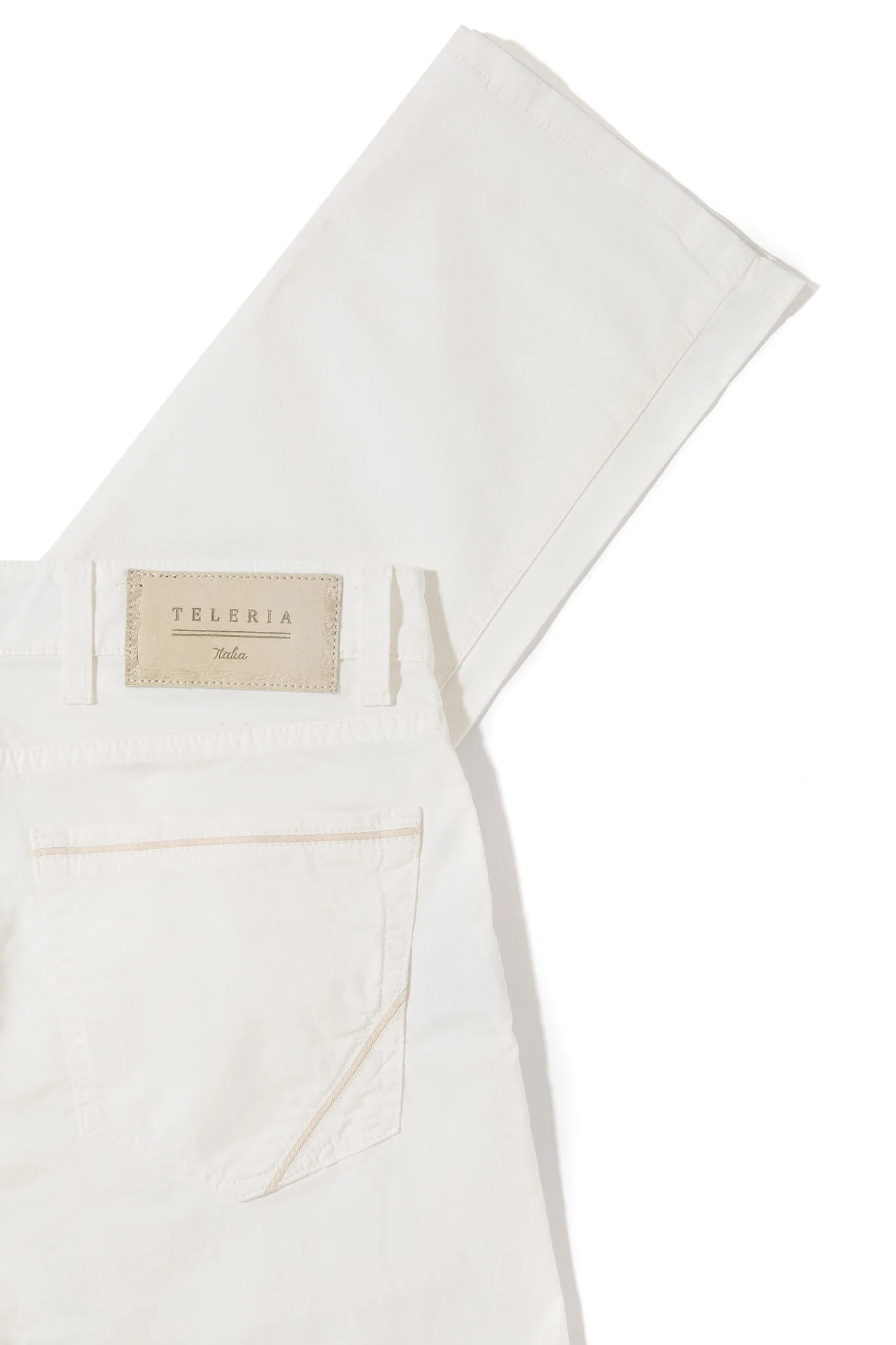 Fowler Ultralight Performance Pant In Off White - Image 3