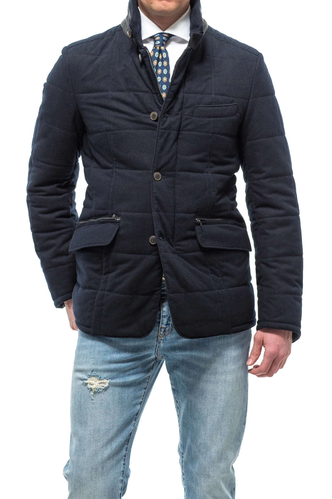 Dawson Quilted Campus Jacket - Image 3