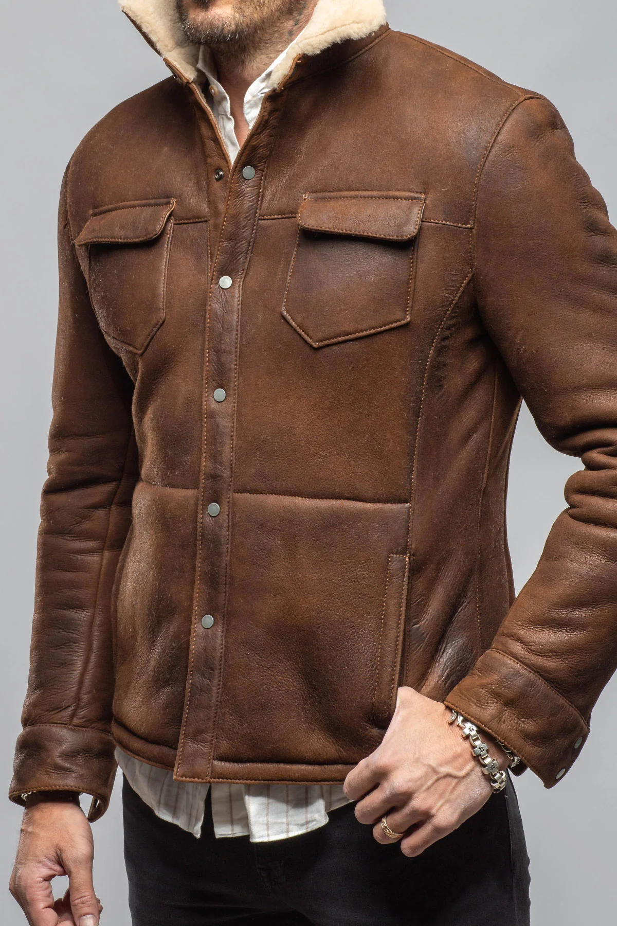 Luca Suede Bomber - Image 10