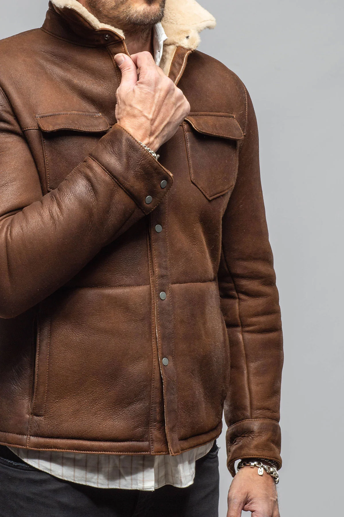 Luca Suede Bomber - Image 11