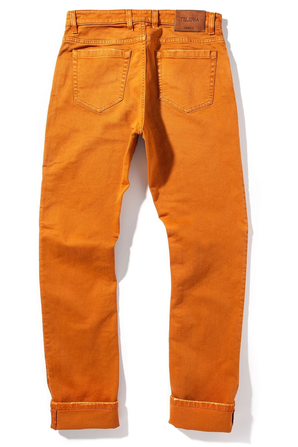 Jackson 5-Pocket Cotton Twill In Papaya - Image 3