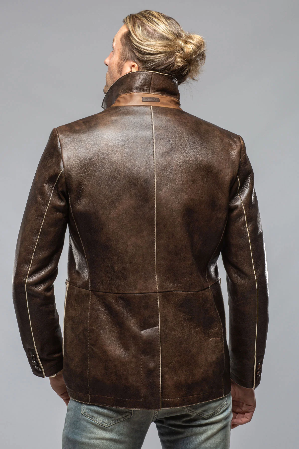 Loreo Dress Jacket In Rust - Image 4