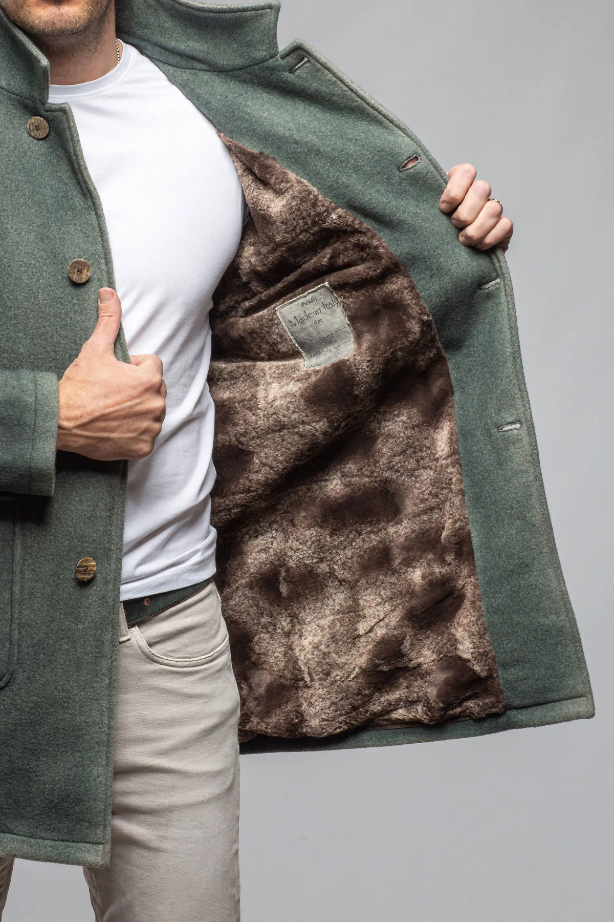 Lucic Garment Dyed Coat - Image 6