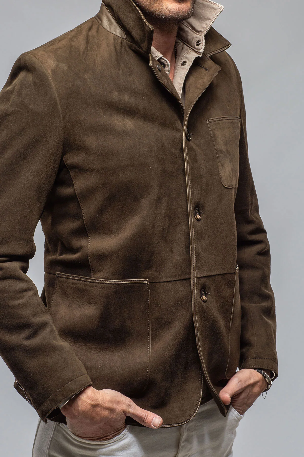 Marley Hybrid Sport Coat In Brown - Image 7