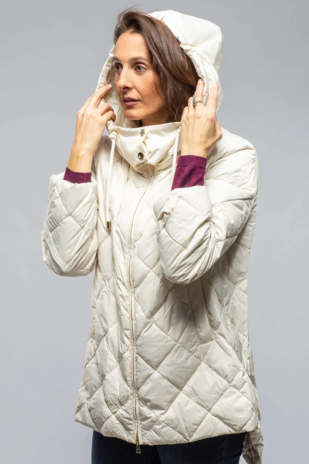 Alecia Quilted Down Coat - Image 4