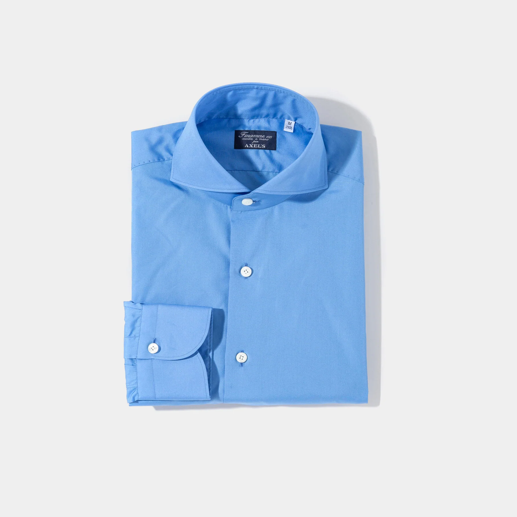Milan Dress Shirt in Mid Blue - Image 3
