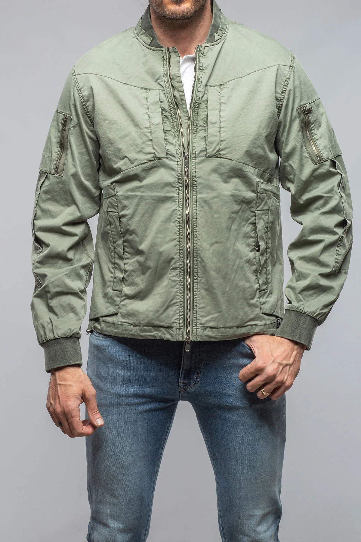 Nauru Cargo Jacket In Olivine - Image 7