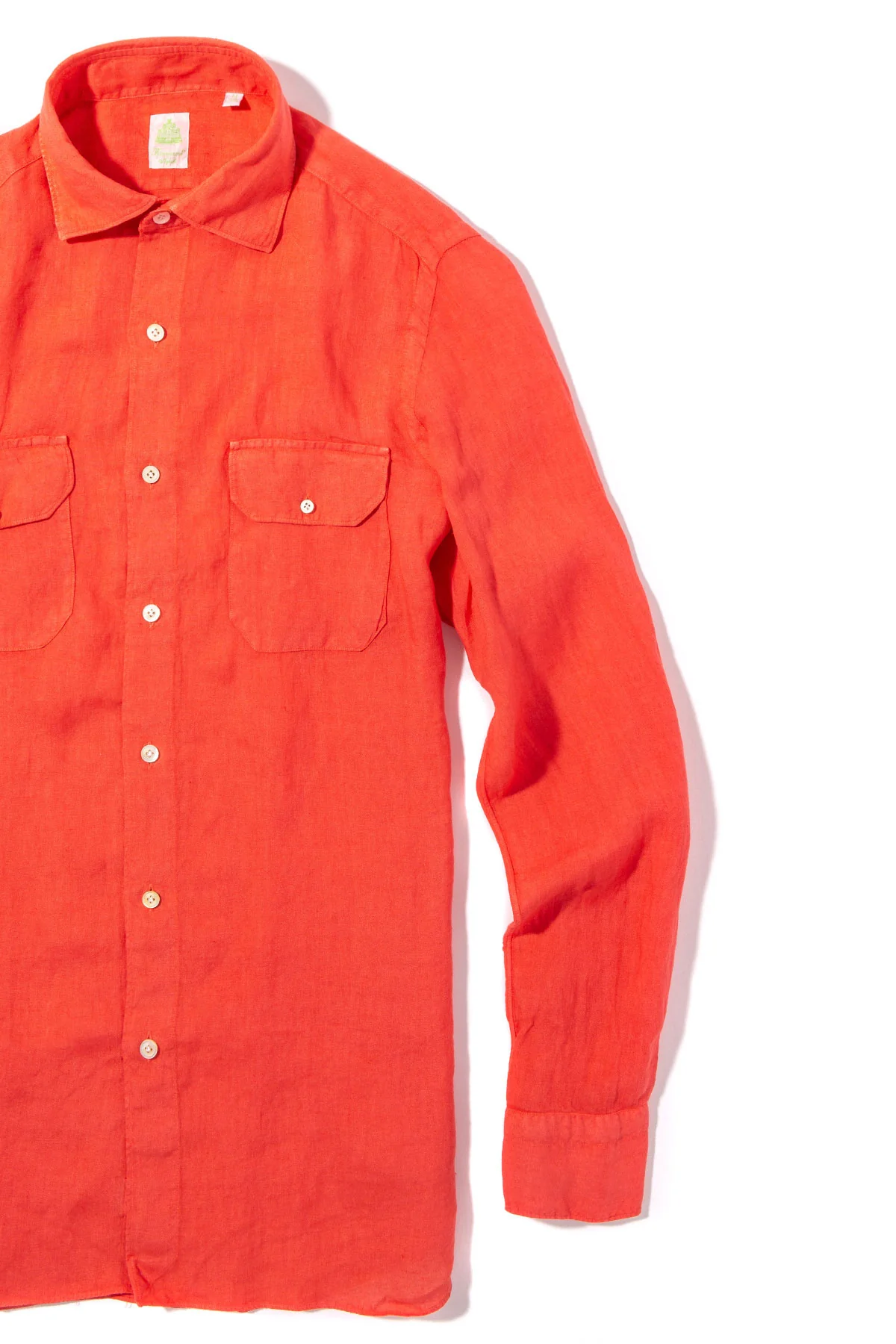 Otztal 2 Pocket Shirt In Red - Image 2