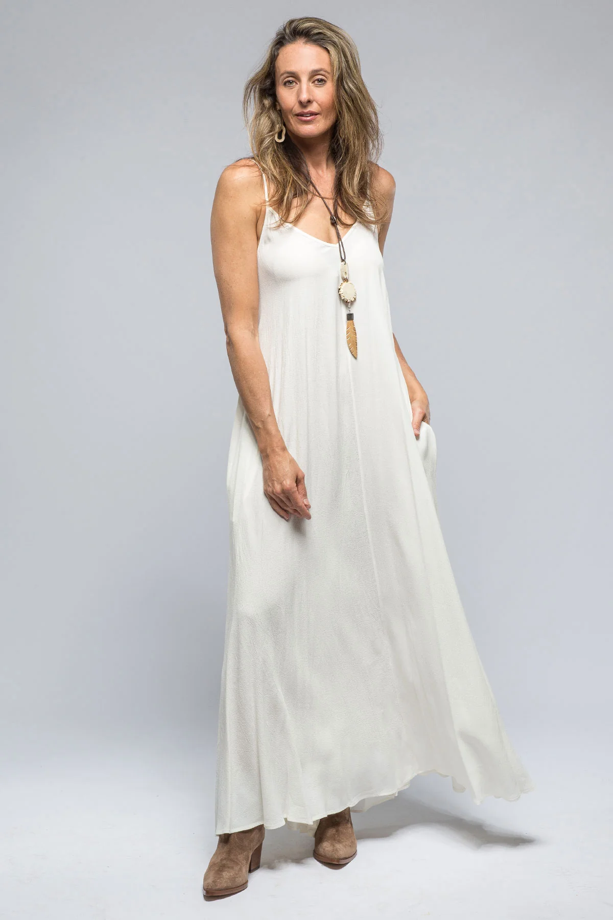 Parachute Dress In White - Image 4