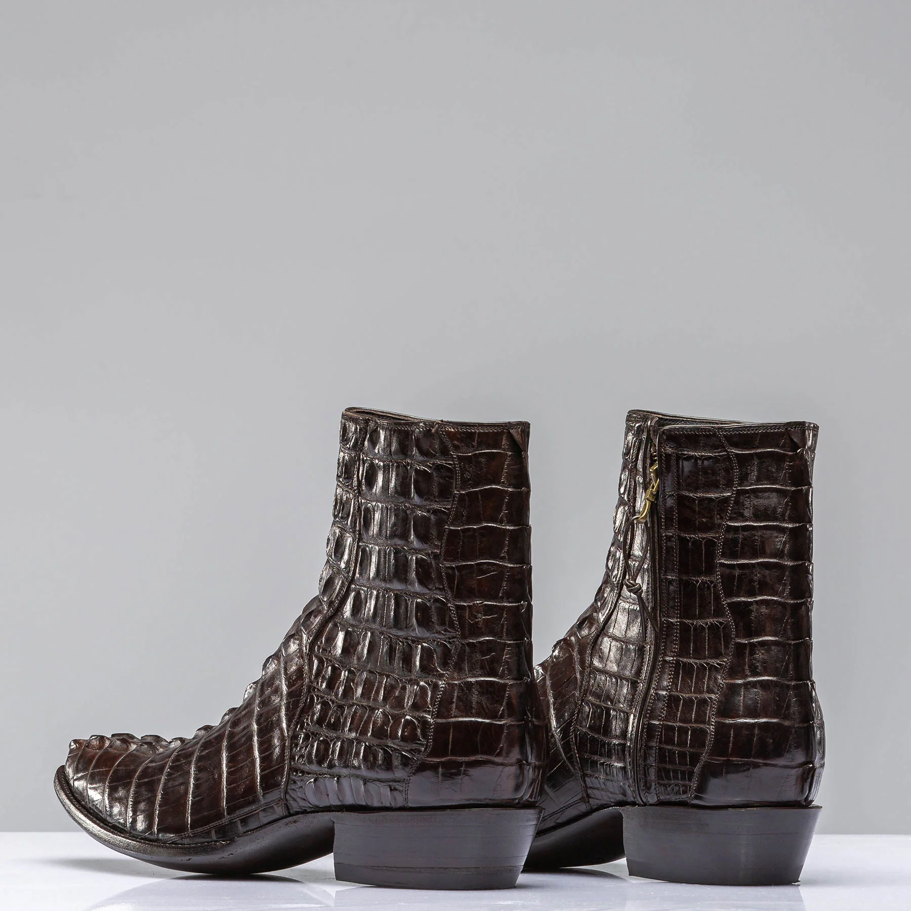 Chocolate Hornback Alligator Zorros - Image 3