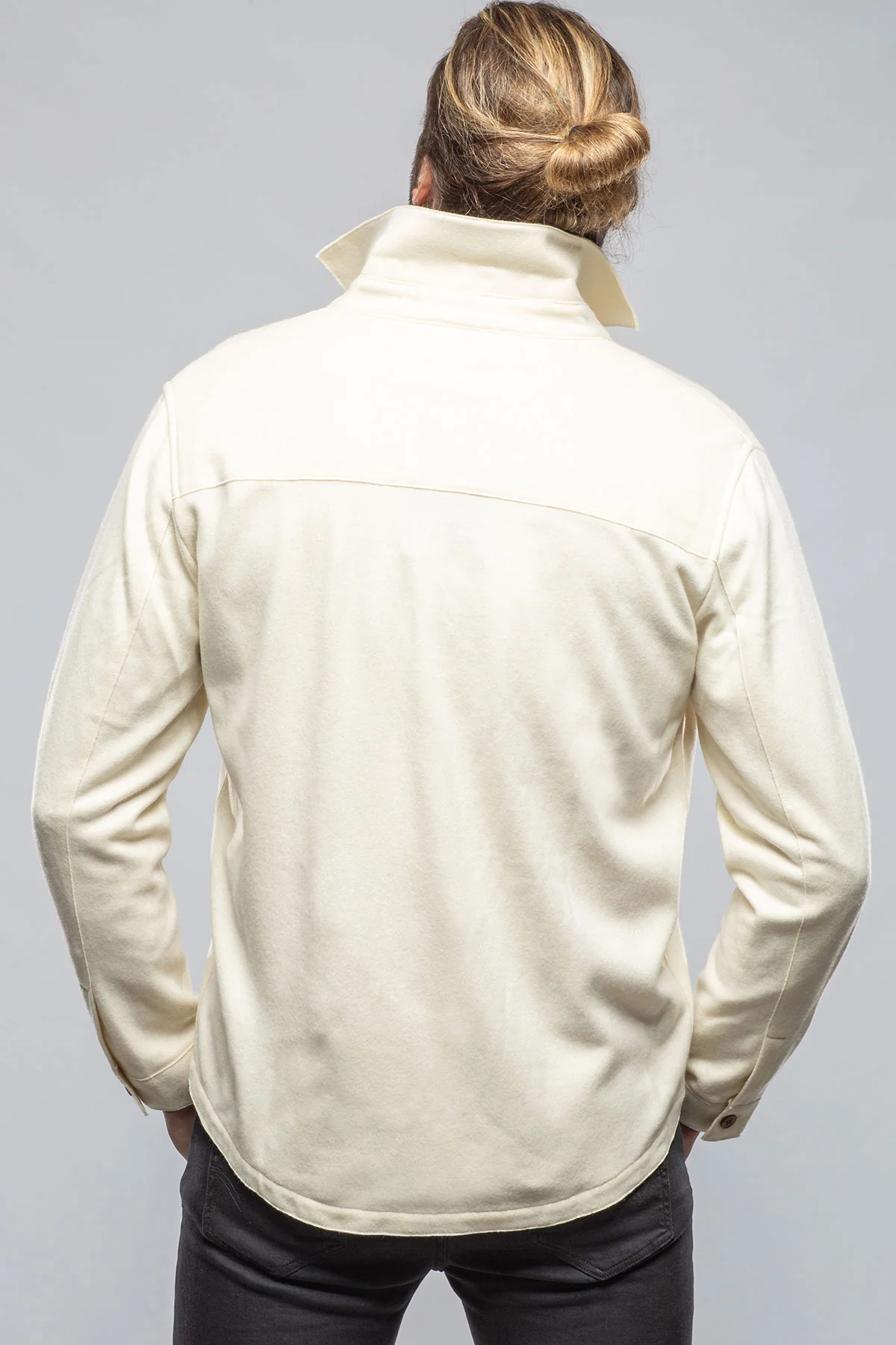 Sooter Cashmere Shirt in White - Image 5