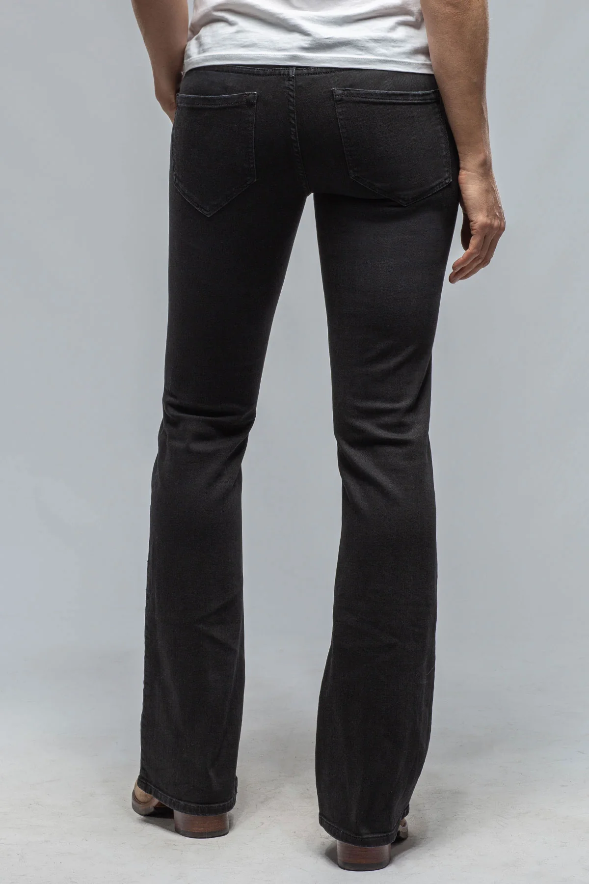 Tommy Flare Jeans In Washed Black - Image 3