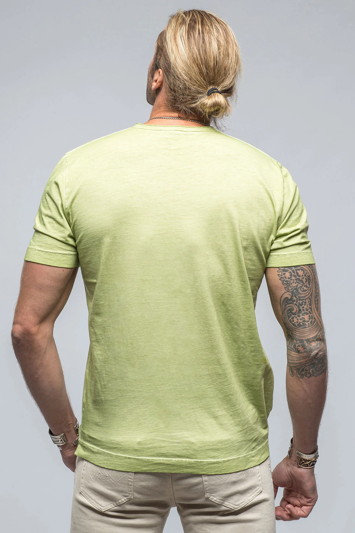York Crew Neck in Lime - Image 3